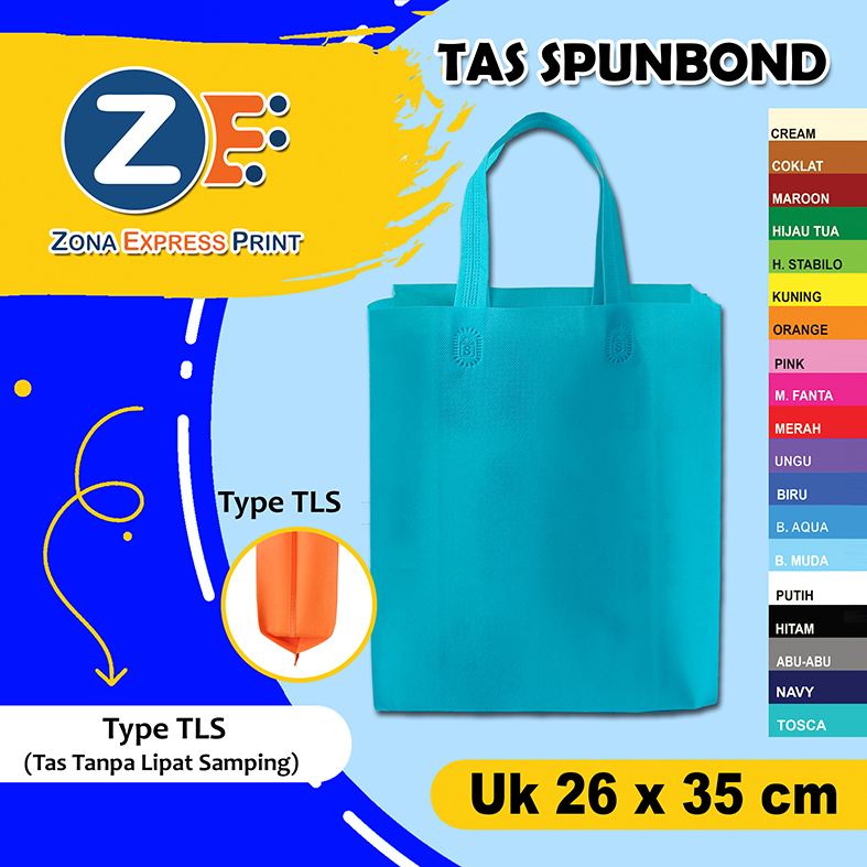 

Tas kain spunbond isi 12 pcs ukuran 26x35