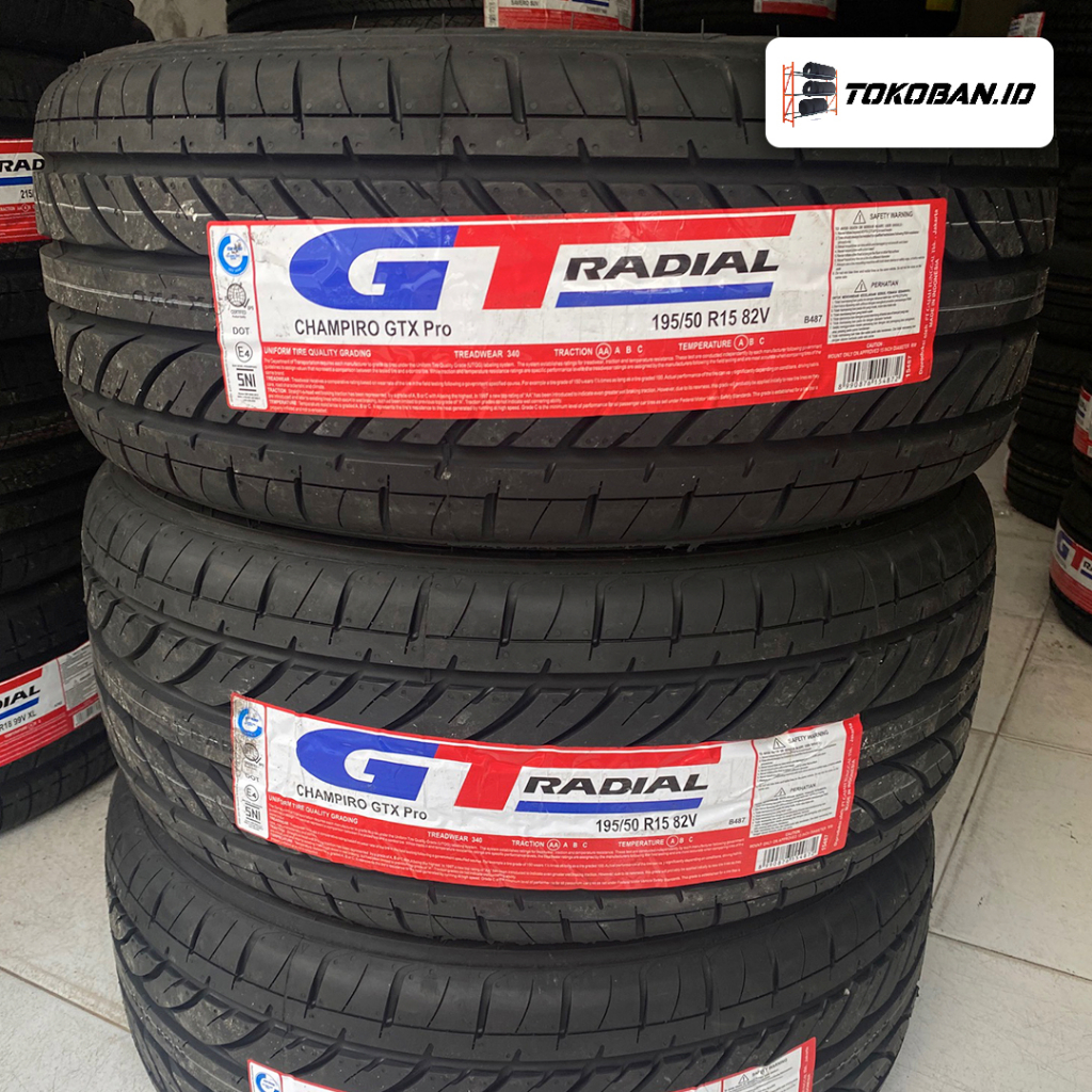 Ban Mobil GT Radial CHAMPIRO GTX PRO 195/50 R15
