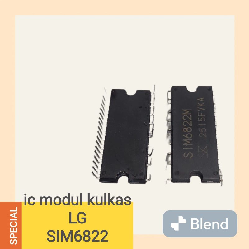 IC MODUL KULKAS LG INVERTER SIM6822M