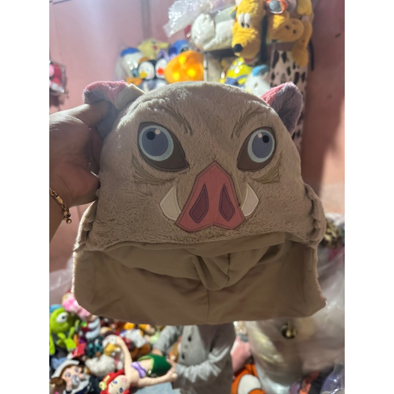 Cosplay Demon Slayer Topi Anime Jepang Animasi | Topi Inosuke Banpresto Demon slayer