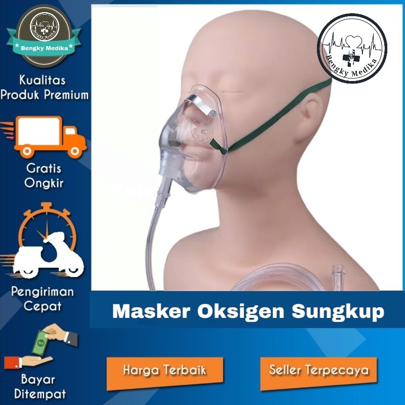 Masker Oksigen Sungkup  Masker Oksigen Bayi