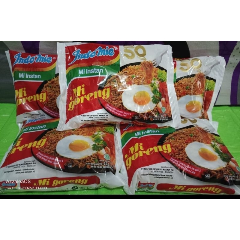 

INDOMIE GORENG 1 PAKET 5pcs