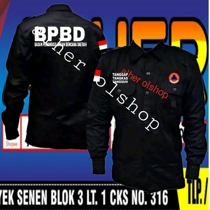 Kemeja BPBD baju BPBD seragam BPBD Pdh BPBD Pdl BPBD kemeja kerja BPBD baju kerja BPBD seragam kerja