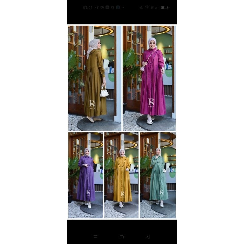 MIKA MIDI DRESS BY RAFIKA STORE