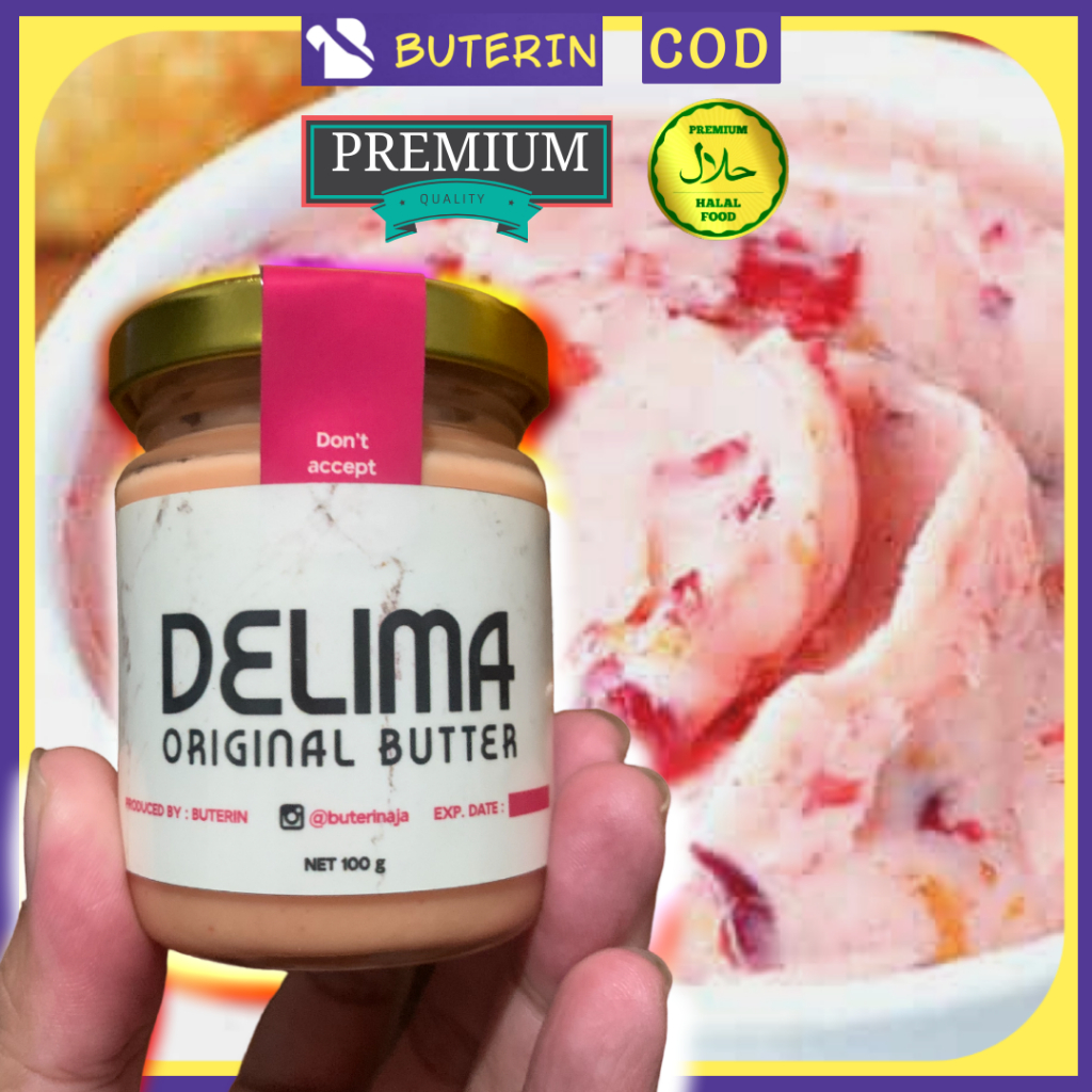 

Selai Delima Butter 100gr Fresh Pomegranate Butter Halal Sehat - BUTERIN