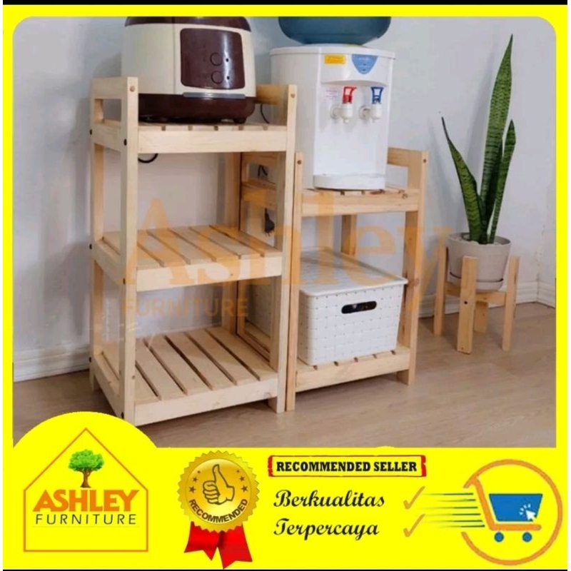 RAK RICE COOKER 2 SUSUN & 3 SUSUN / RAK DAPUR SERBAGUNA / RAK RICE COOKER DAN DISPENSER