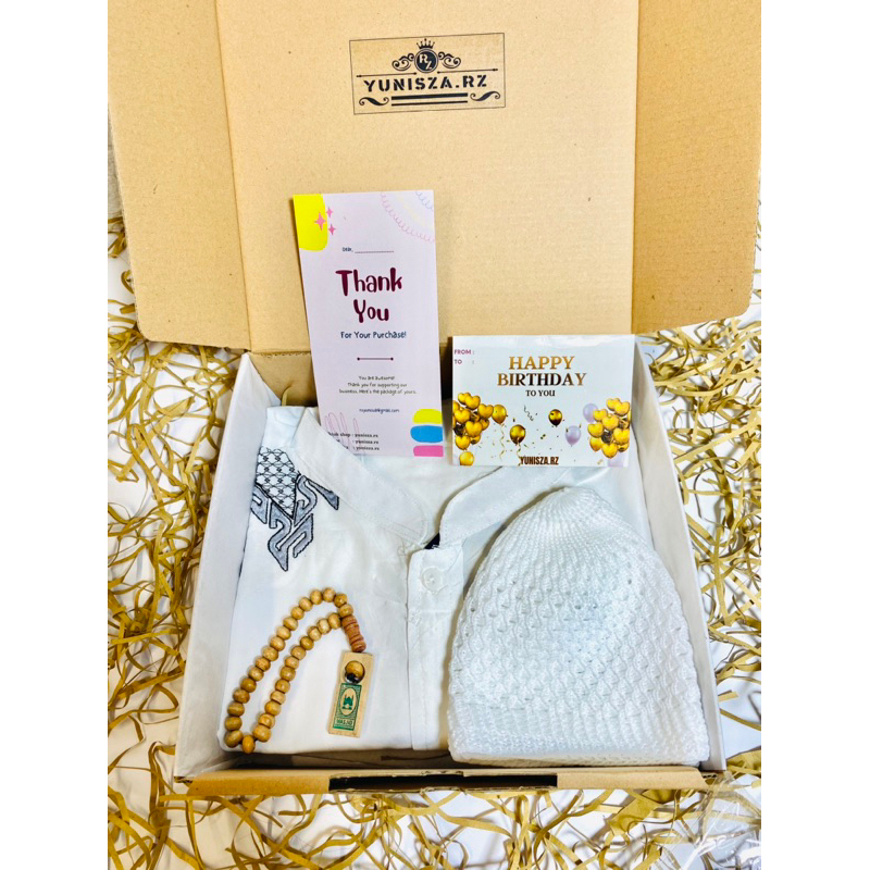 

Hampers shalat pria/kado ultah pria/ kado guru pria/ kado wedding buat pria