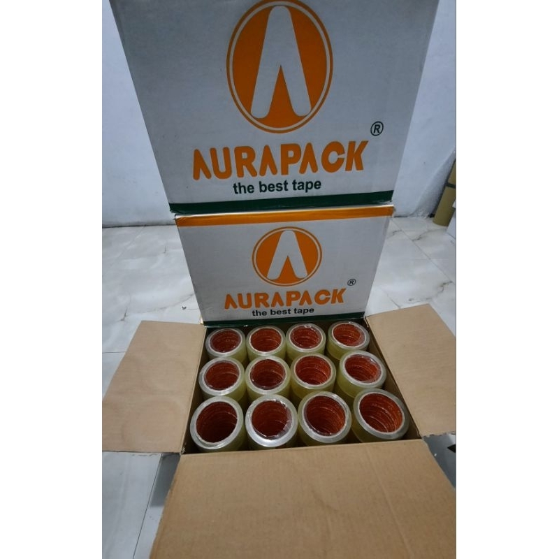 

OPP TAPE / LAKBAN / ISOLASI / LAKBAN BENING / Isolasi besar / AURA / OPP TAPE CLEAR