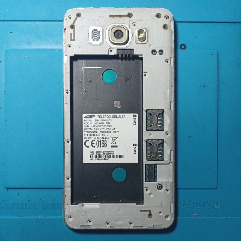Mesin Samsung J7 2016 J710F Minus Lcd Mesin Normal