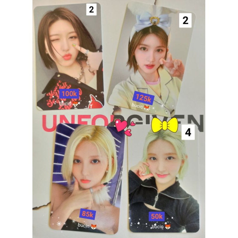 Gaeul IVE Photocard Benefit POB AfterLIKE I AM Kitsch Official