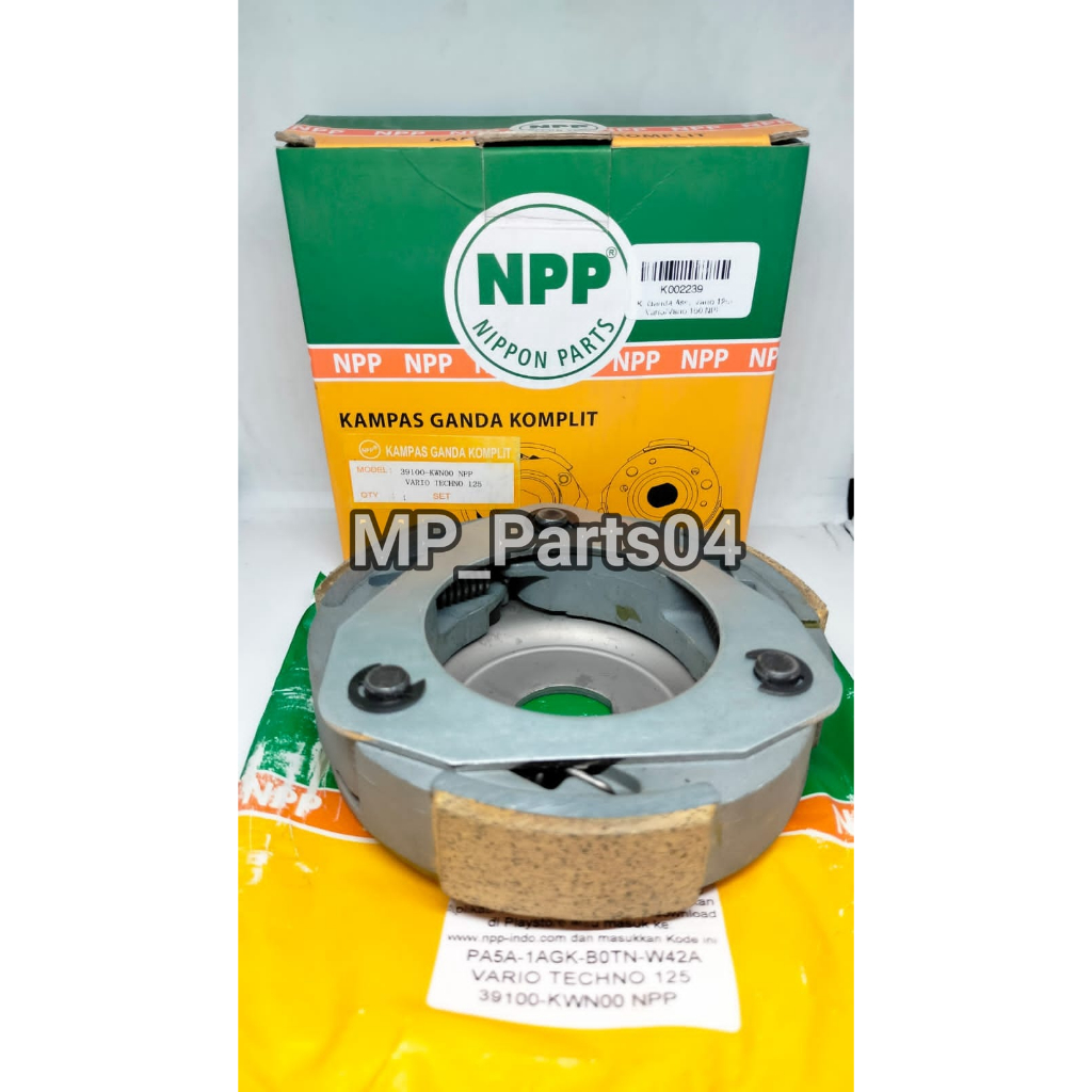 Kampas Ganda Otomatis Komplit Assy Vario 125 OLD Vario 125 LED Vario 150 LED NPP