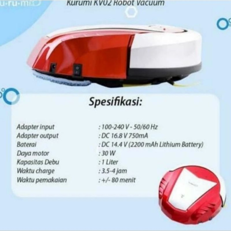 vacum cleaner / Vacuum Cleaner / Kurumi Robot Vacuum Cleaner Kv02