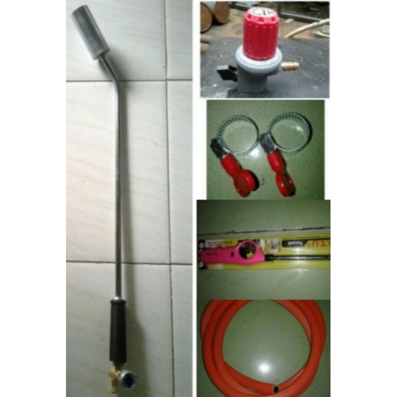 Kompor tikus / kompor bakar 1 meter (paket komplit)