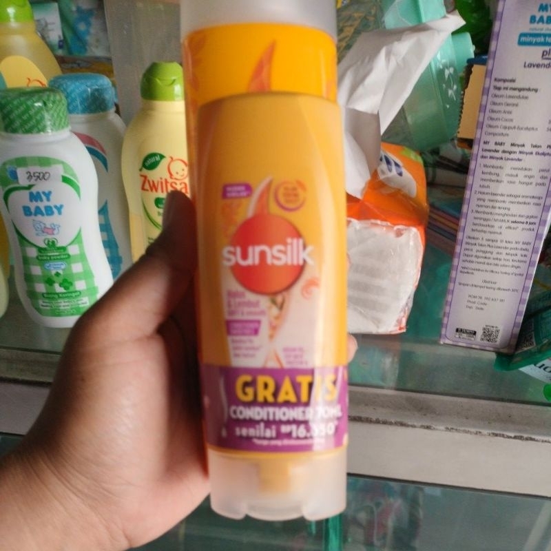 sampo sunsilk 160ml free conditioner seharga 16xxx