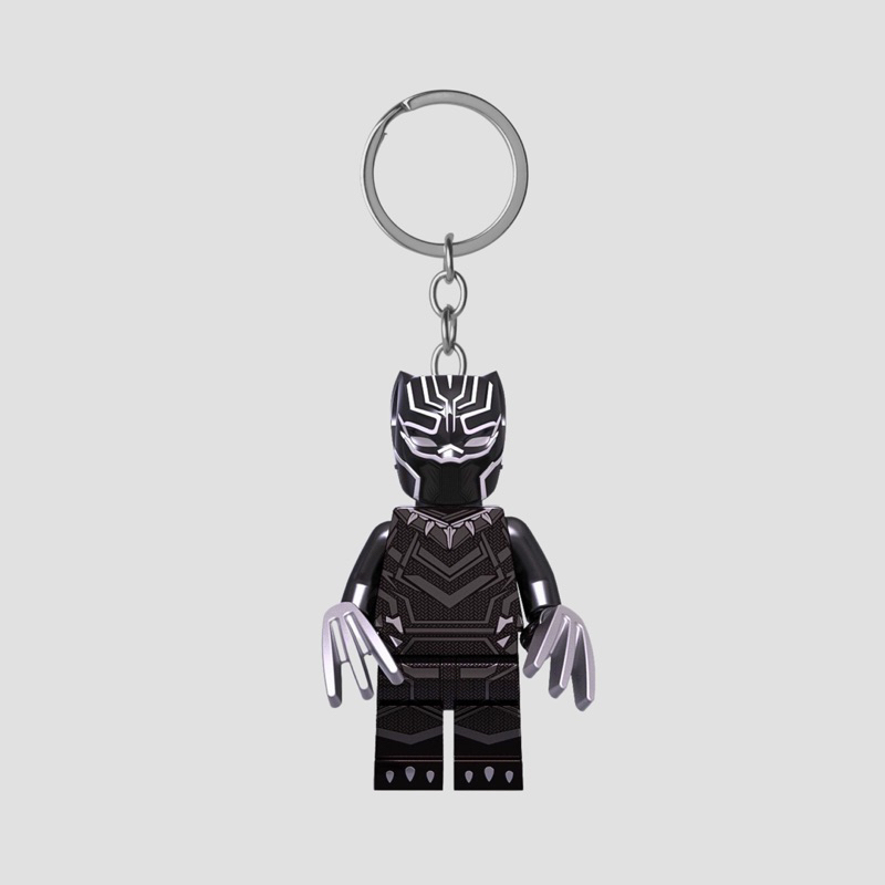 Dhis Project Gantungan Kunci LEGO Minifigure Black Panther Wakanda Forever Marvel
