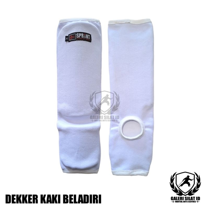 Arm Shinguard Long - Shinpad - Dekker Kaki Beladiri - Decker Pencak Silat Panjang - Deker Silat Panjang - Pelindung Kaki Olahraga Beladiri Silat Karate Taekwondo MMA Boxing Wushu Muay Thai Sprint Martial Arts