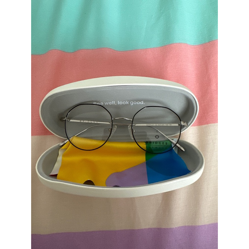 kacamata bridges eyewear bulat hexagon