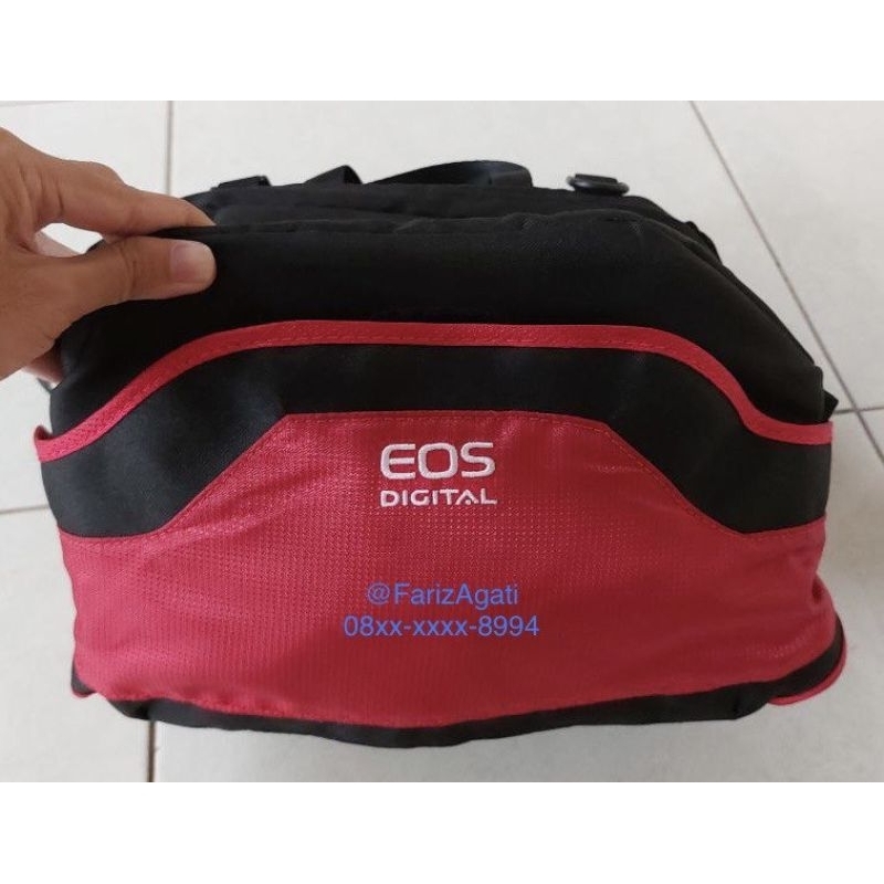 Tas Kamera Canon Original Slempang include Raincover