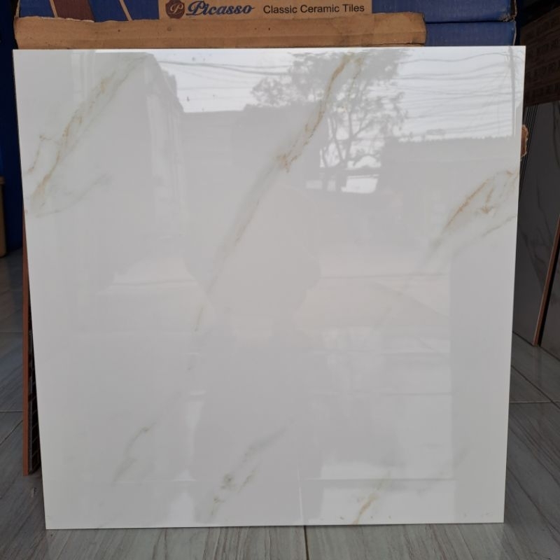 Granit lantai / dinding 60x60 FELISHA WHITE