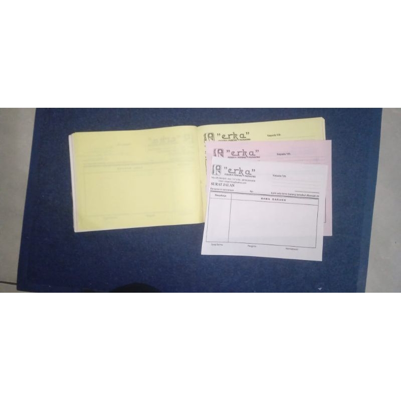 

Cetak Nota 20/40 Buku Murah Rangkap Satu atau Rangkap Dua Custom Sesuai Kebutuhan Bisnis Anda / Nota Murah Custom 1/2 Folio(20 buku) 1/4 Folio(40 buku)