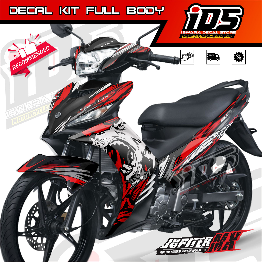 Decal Jupiter Mx 135 Full Body Striping Jupiter Mx new 135 Stiker Jupiter Mx 135 Full Body 135 SERIG