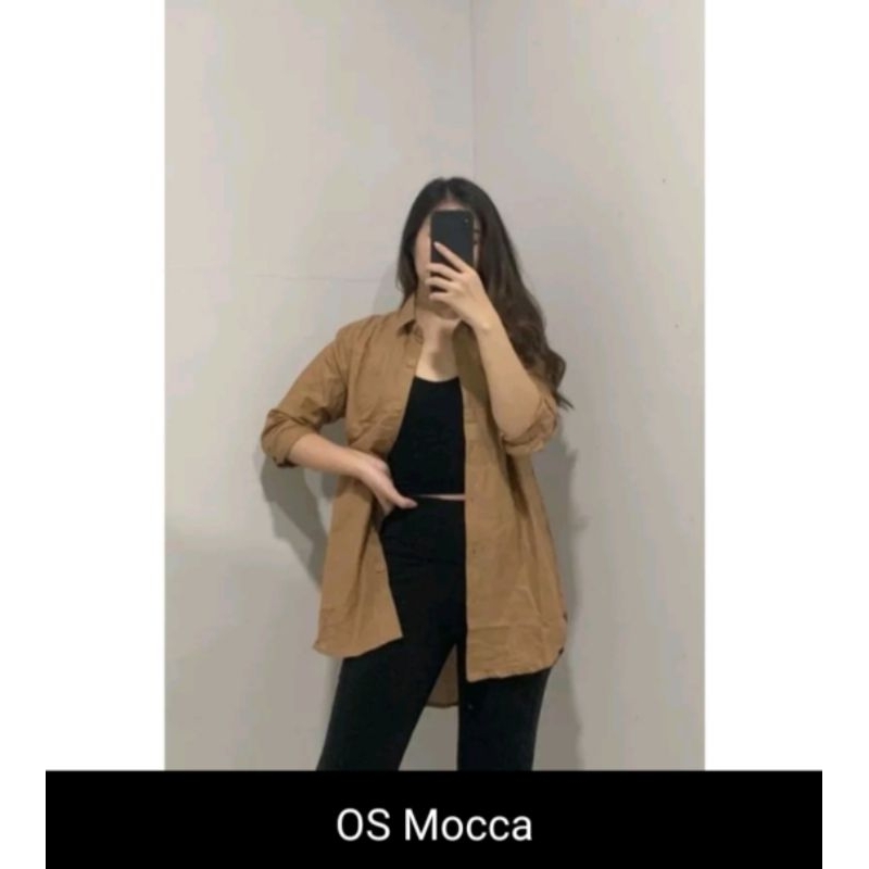 KEMEJA CRINKLE AIRFLOW OVERSIZE _ Kemeja Oversize Shirt