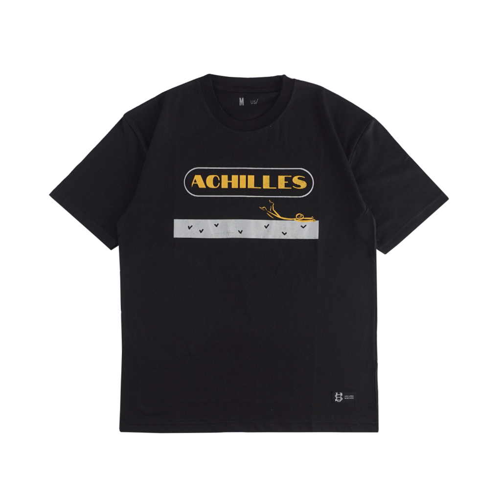 Unscarred T-Shirt ACHILLES / Unscarred Kaos Hitam Oversize / Kaos Distro Original