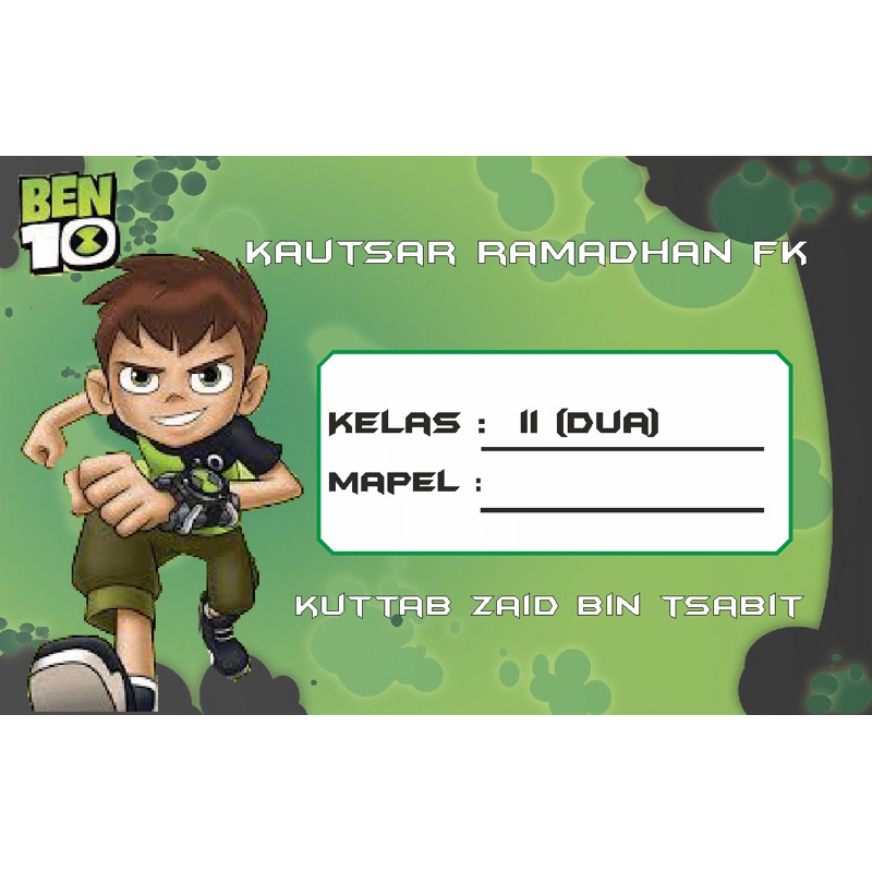 

Stiker Nama Label Pelajaran