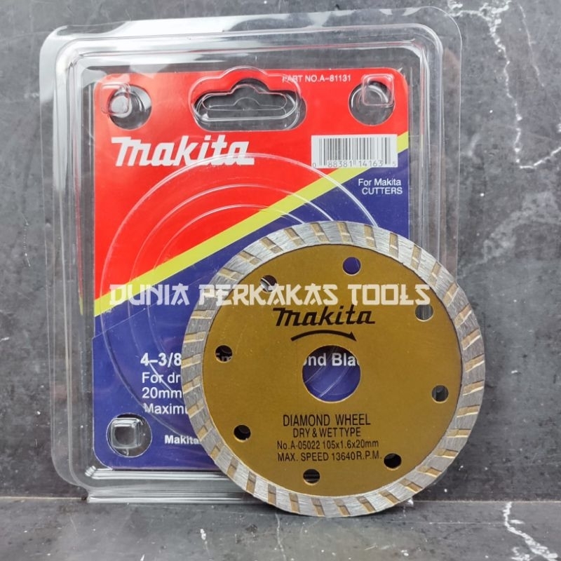 Mata Gerinda Potong Granit 4 Inch MAKITA Diamond wheel