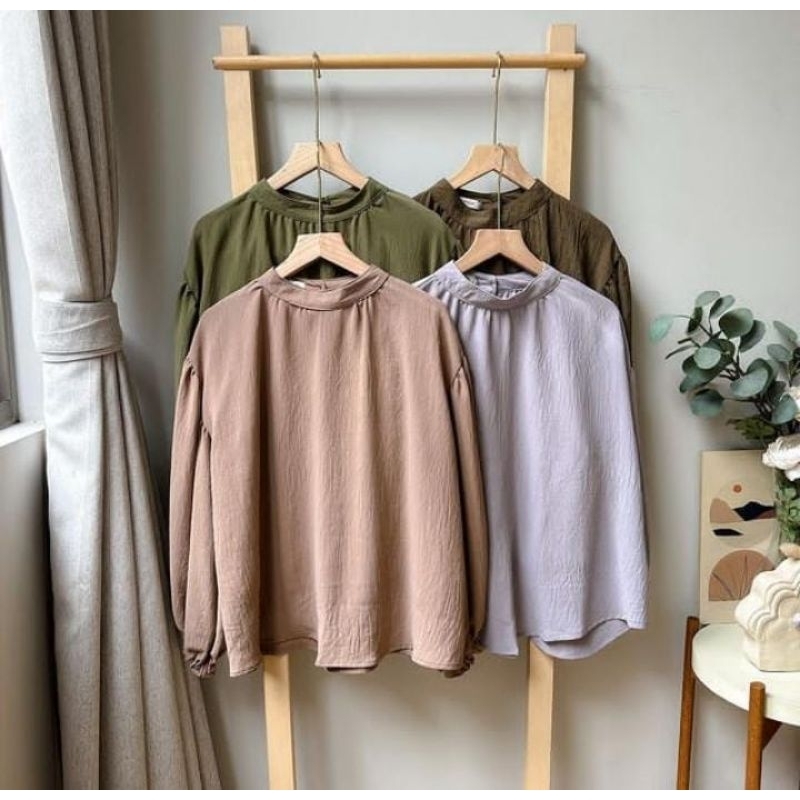 Blouse wanita casual - Blouse polos wanita - Baju atasan muslimah
