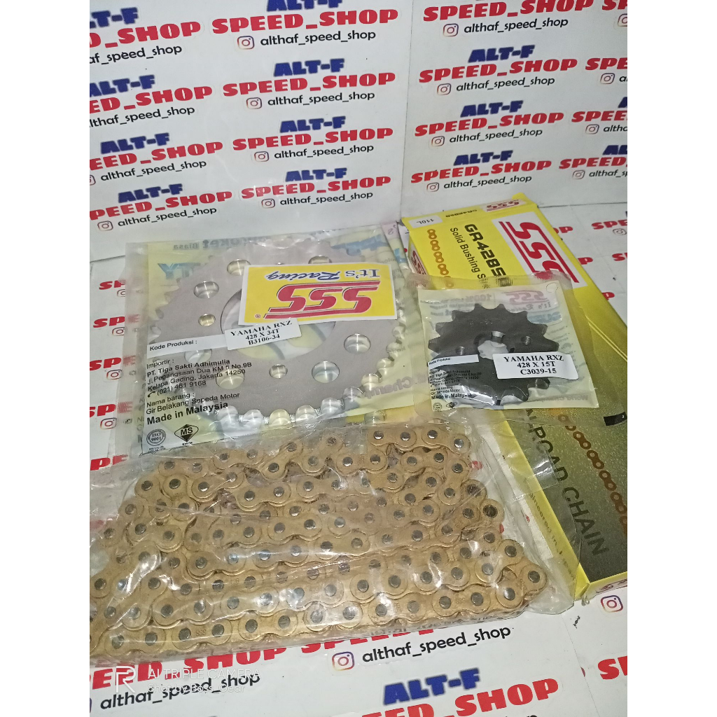 GEAR GIR SET SSS 428 JUPITER Z TRIPLE SSS