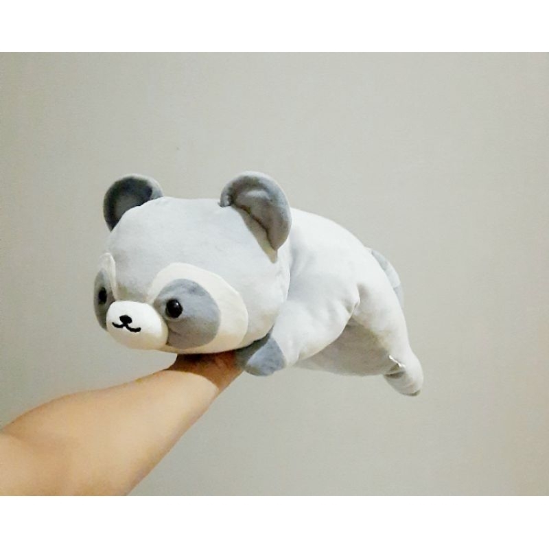 Boneka Panda Abu Lembut Bahan Miniso Size 50 cm/ Boneka Panda/ Panda