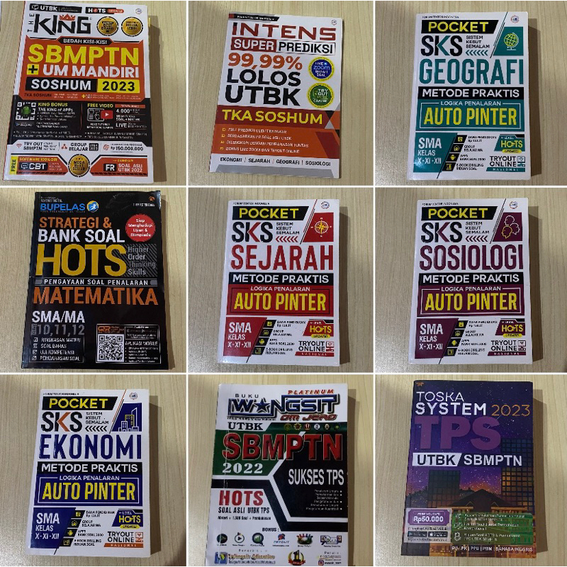 

Preloved buku wangist the king soshum snbt tps sks sosiologi sejarah ekonomi geografi matematika
