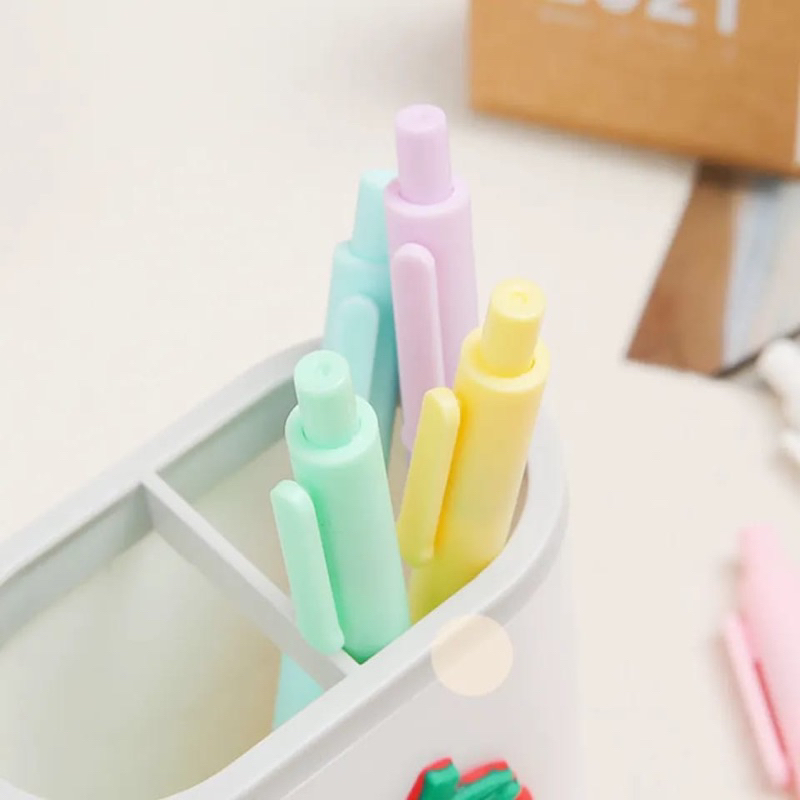 

Pulpen Macaroon Warna Pastel Pen Macaroon Tinta Hitam