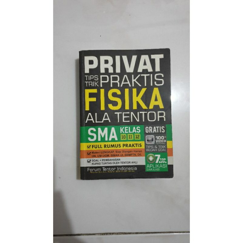 

Privat tips trik Praktis Fisika Ala Tentor SMA KELAS 10 11 12