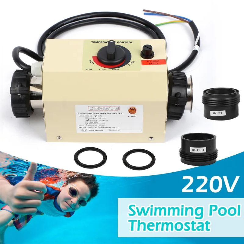 Heater Pemanas Air Kolam Renang 3Kw Water Heater Kolam Renang 220V