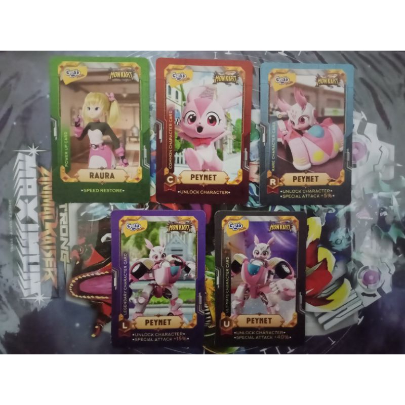 Kartu Gery Pasta Monkart Raura Set