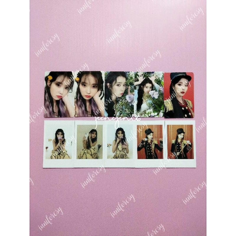 IU OFFICIAL PC PHOTOCARD POLAROID GOLDEN HOUR MERCH MD