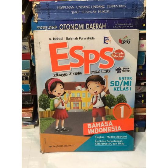 buku ESPS Bahasa Indonesia SD kelas 1