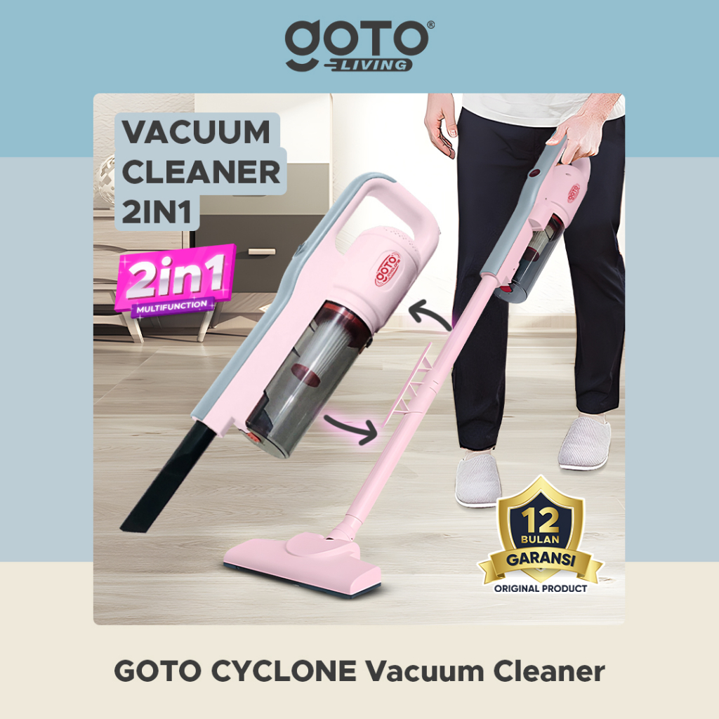 Goto Cyclone Vacuum Cleaner Penyedot Penghisap Debu Vakum 2in1