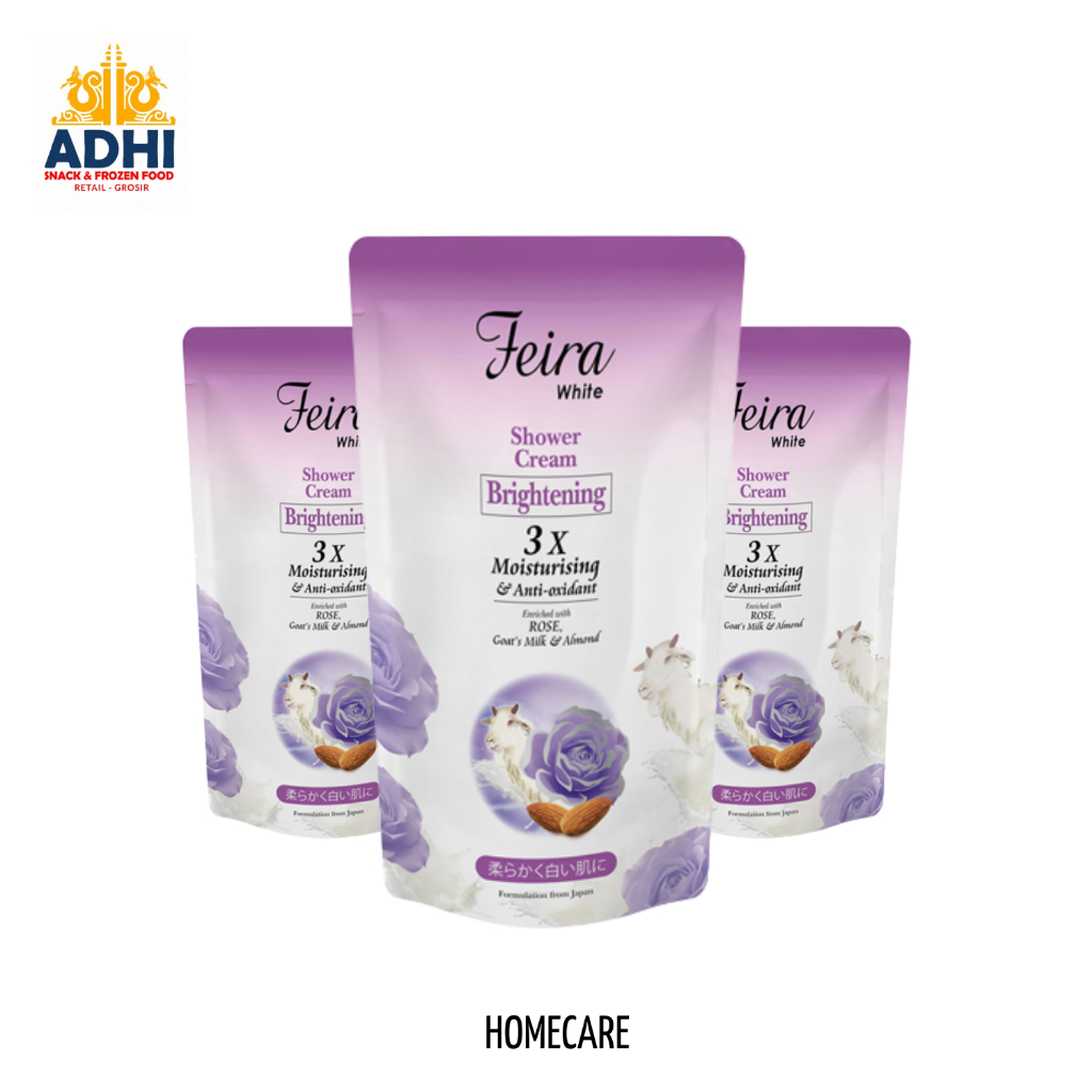 FEIRA ROSE SHOWER POUCH 450ML BODY WASH