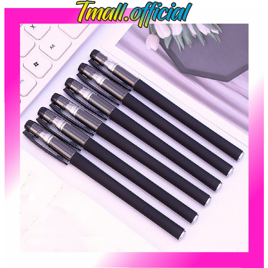 

❄ TMALL ❄ Pena Polos Gel Hitam Pulpen Sekolah Kantor Import S082