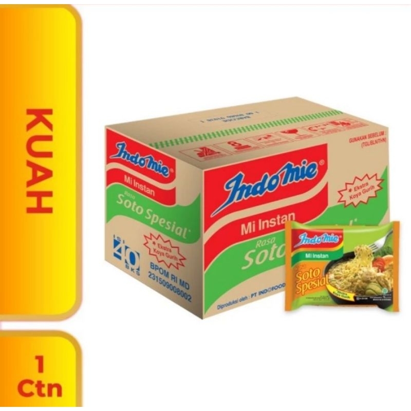 

Indomie Kuah Rasa Soto Spesial 1 Dus 40pc