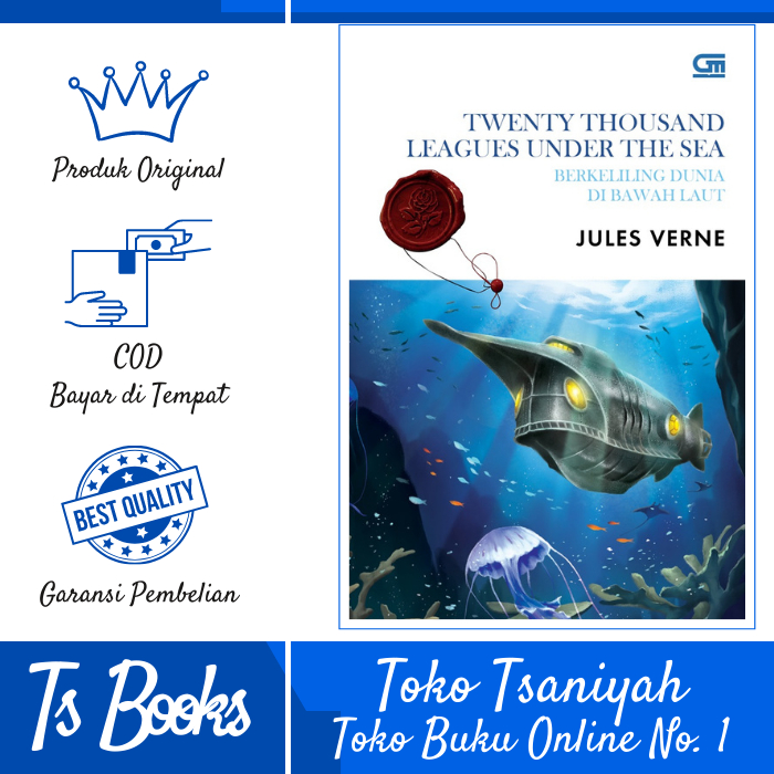 Buku Novel Classic Berkeliling Dunia Di Bawah Laut (Twenty Thousand Leagues Under The Sea) By Jules 