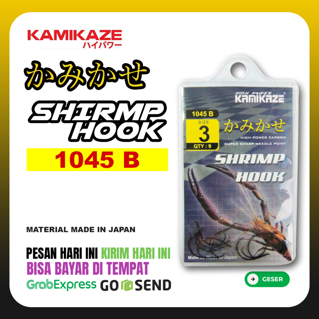 MATA PANCING UDANG KAMIKAZE SHRIMP HOOK 1045B KAIL UDANG