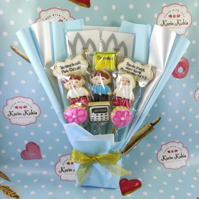 

Hand Buket Kukis tema Terima Kasih Guru