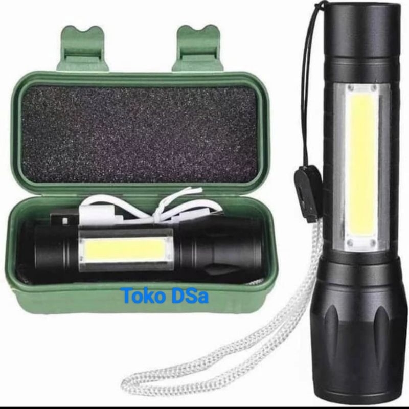 Senter Mini Zoom - Senter LED Mini USB
