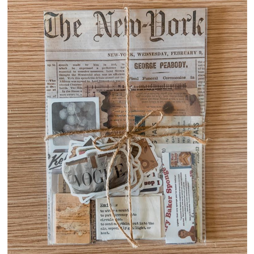 

Scrapbook Journal Kit 75++ Vintage Journal Aesthetic Set