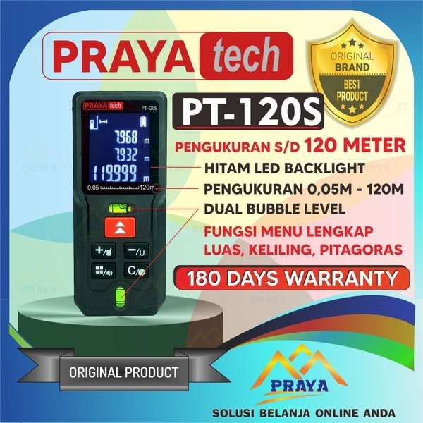Meteran laser PRAYATECH 40 meter digital