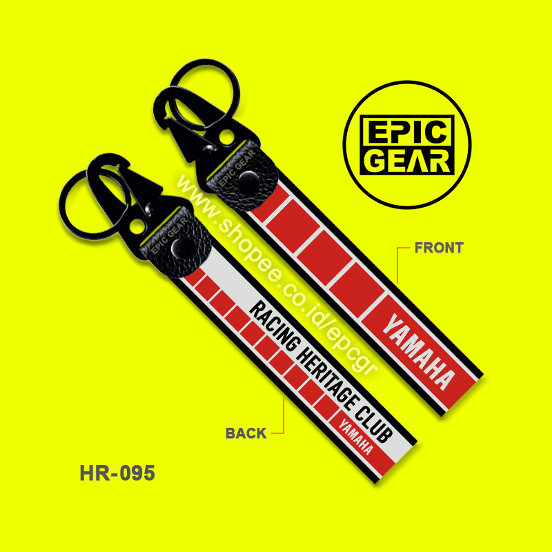 HIGH QUALITY GANTUNGAN KUNCI SEPEDA MOTOR YAMAHA RACING HERITAGE CLUB PREMIUM KEYCHAIN STRAP KEY CHA